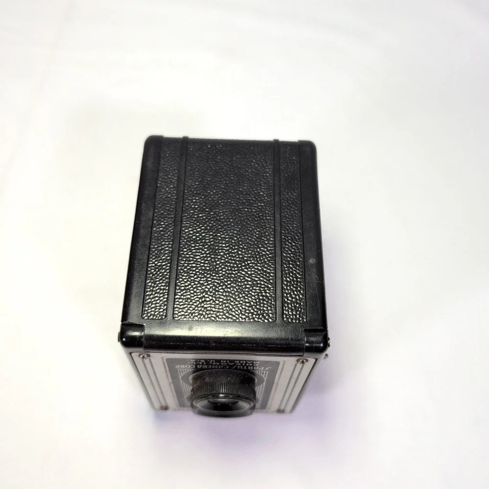 Vintage Spartus Full-Vue Box Camera 120 Film Top View Chicago Made In The USA